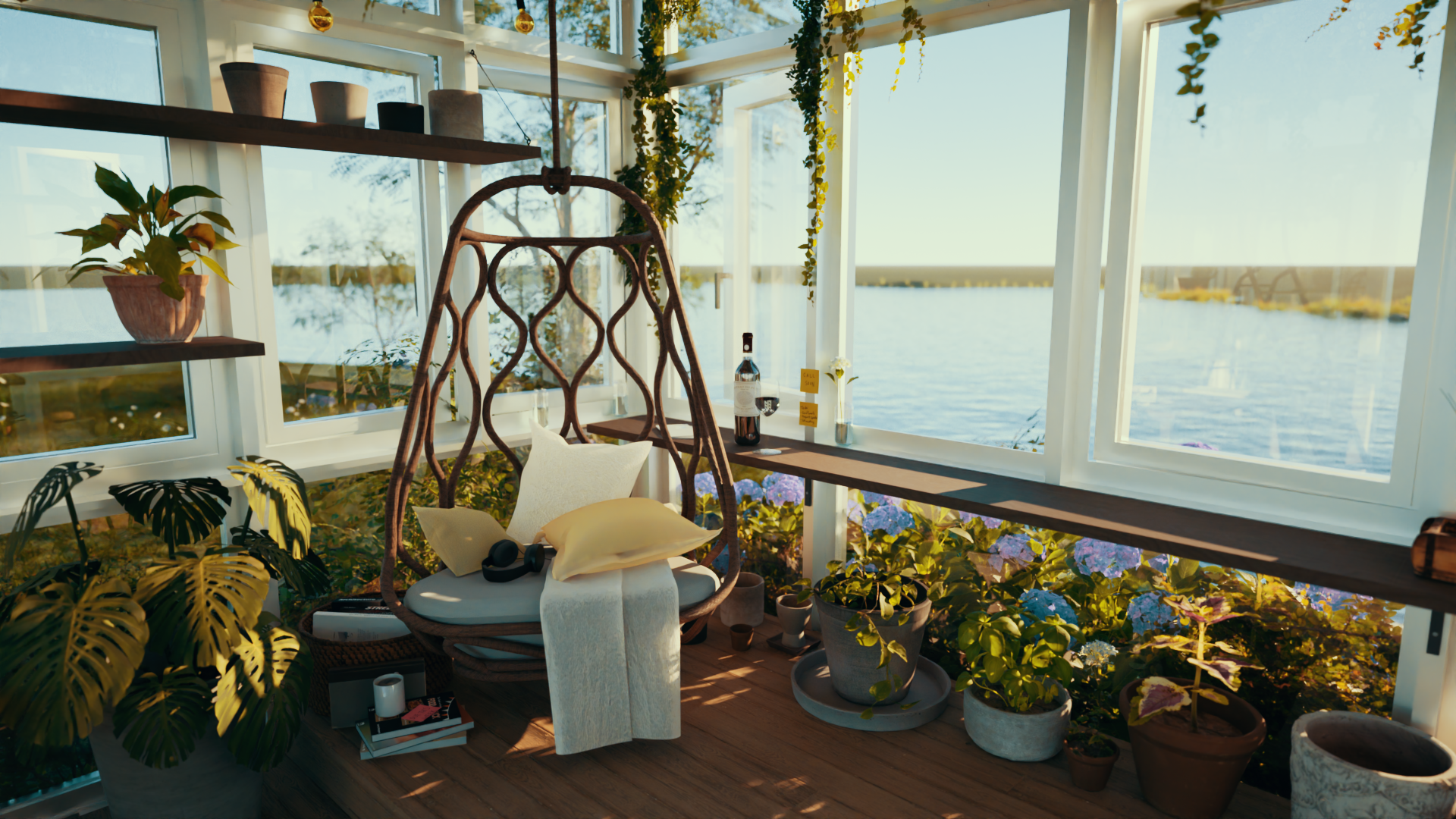 Anyplace greenhouse interior — garden room