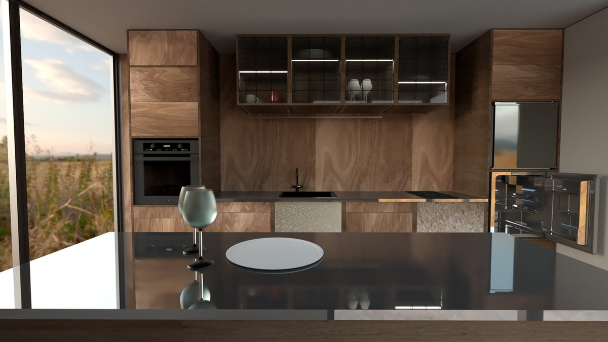 Anyplace kitchen interior
