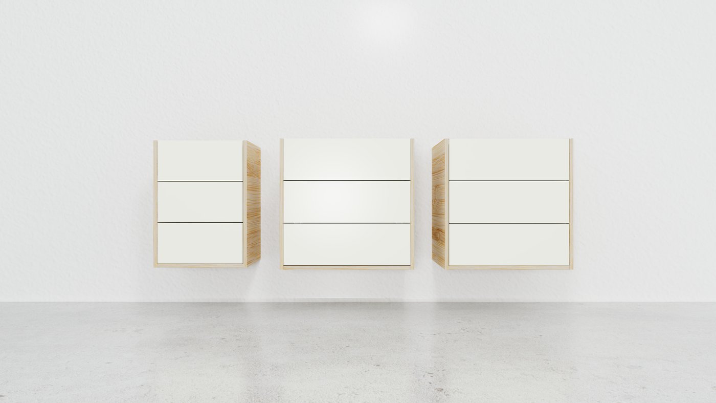 Payload cabinet system white